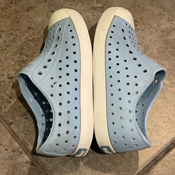 Native Shoe Blue Jefferson Waterproof Sneaker Shoes Unisex Kids Size C13 - Picture 9 of 10